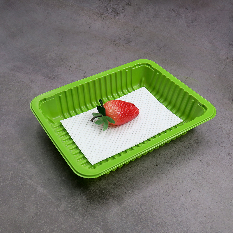 Almohadillas absorbentes de frutas y aves para envasado de alimentos