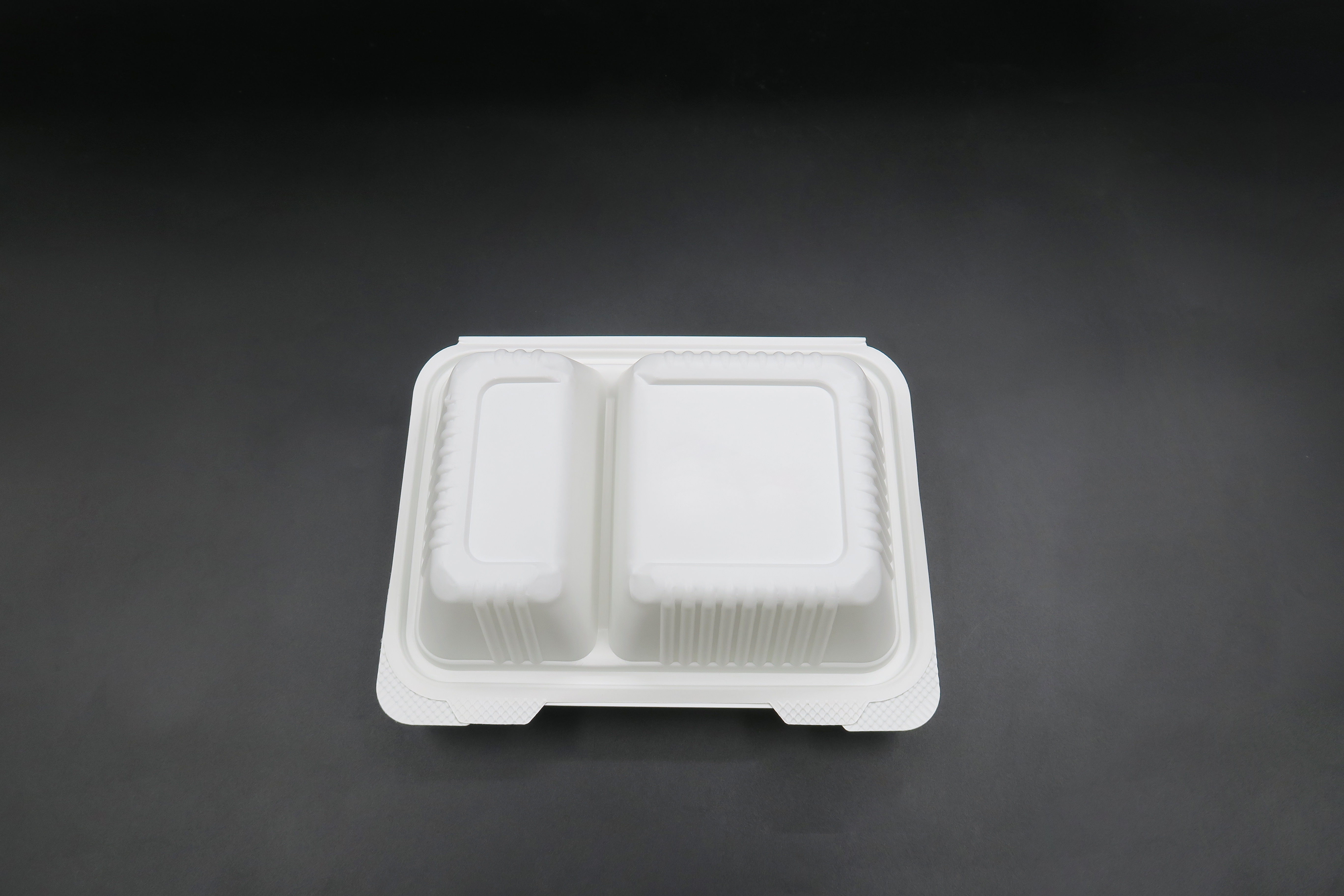 Almuerzo disponible Caja caliente para llevar Almidón de maíz biodegradable de fábrica OEM de cubierta