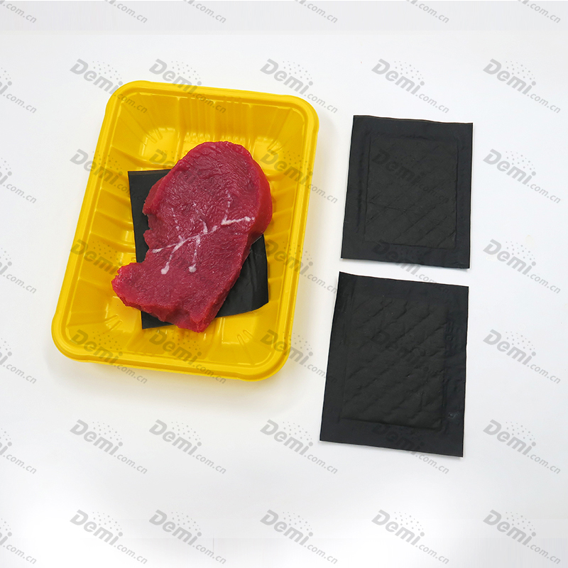 Almohadilla absorbente de carne fresca de agua blanca para chupar sangre