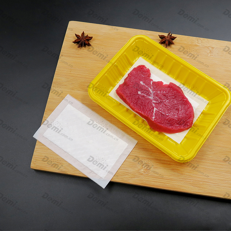 Almohadilla absorbente de carne de tela no tejida savia para almacenamiento de alimentos