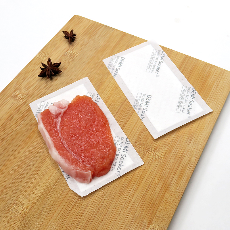 Almohadilla de remojo absorbente de carne de vacuno refrigerada congelada de carne de sushi